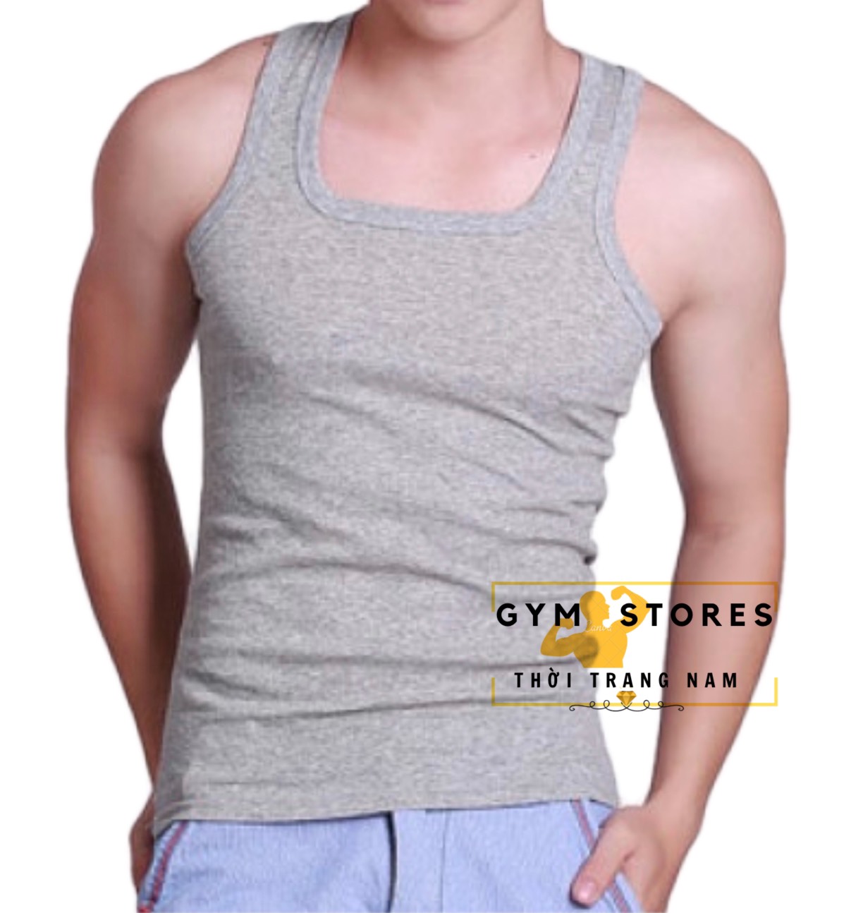 Hcm Men's 3-Hole T-Shirt, Men's Underwear, from Body, Gym Standard Shape, Price from 45kg to 95kg 3L01 - 7