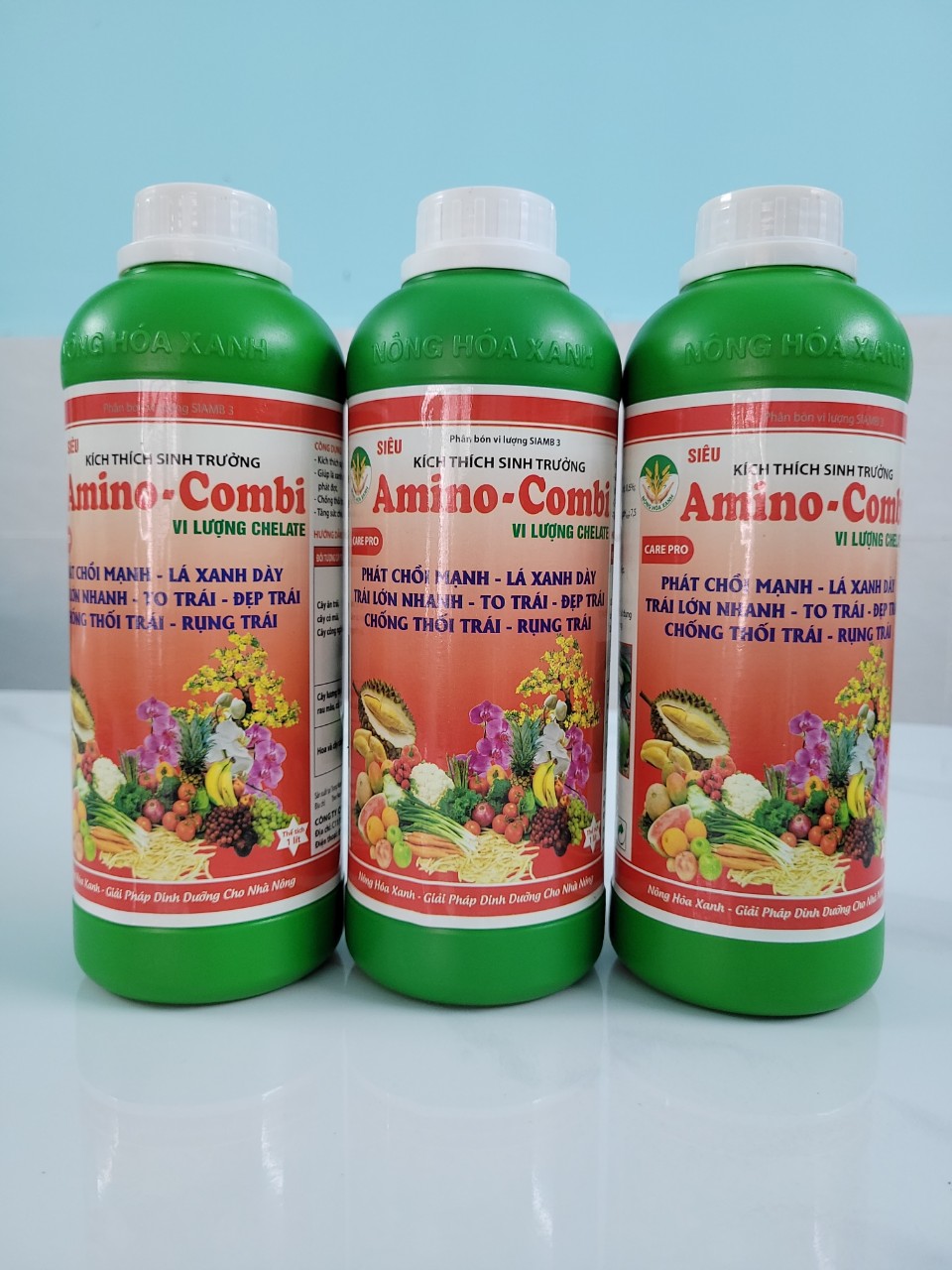Tăng trưởng chống rụng trái - phân bón lá amino combi 1lit