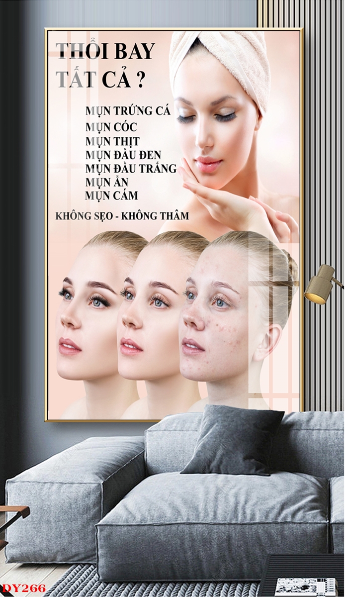 Tranh spa - tranh trang trí spa đẹp tranh dán tường dy266