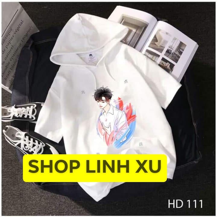 Áo hoodie tiêu chiến , áo tiêu chiến điểm sáng , áo bjyxszd in theo yêu cầu