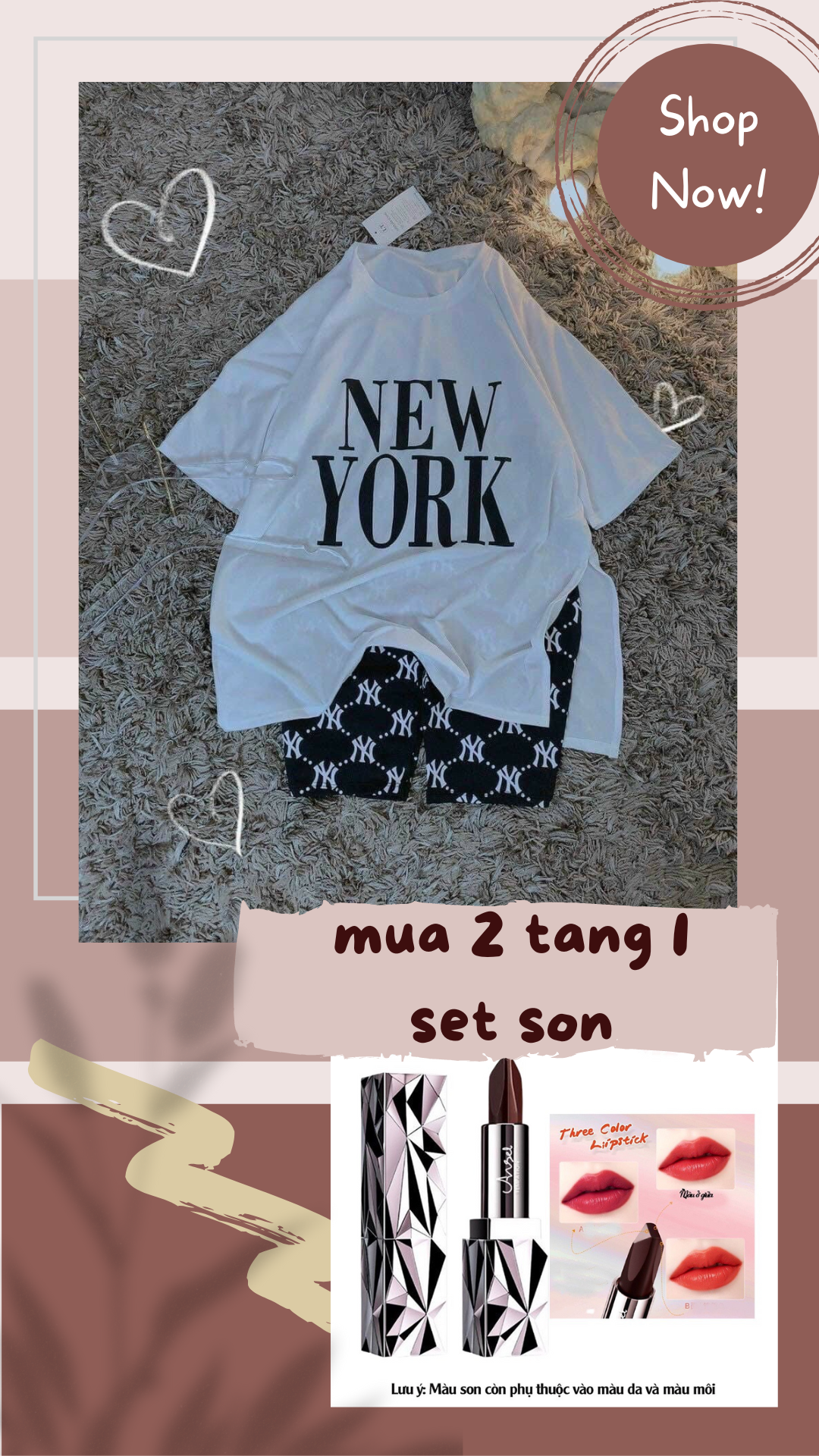 Set bộ newyork xẻ tà hothit