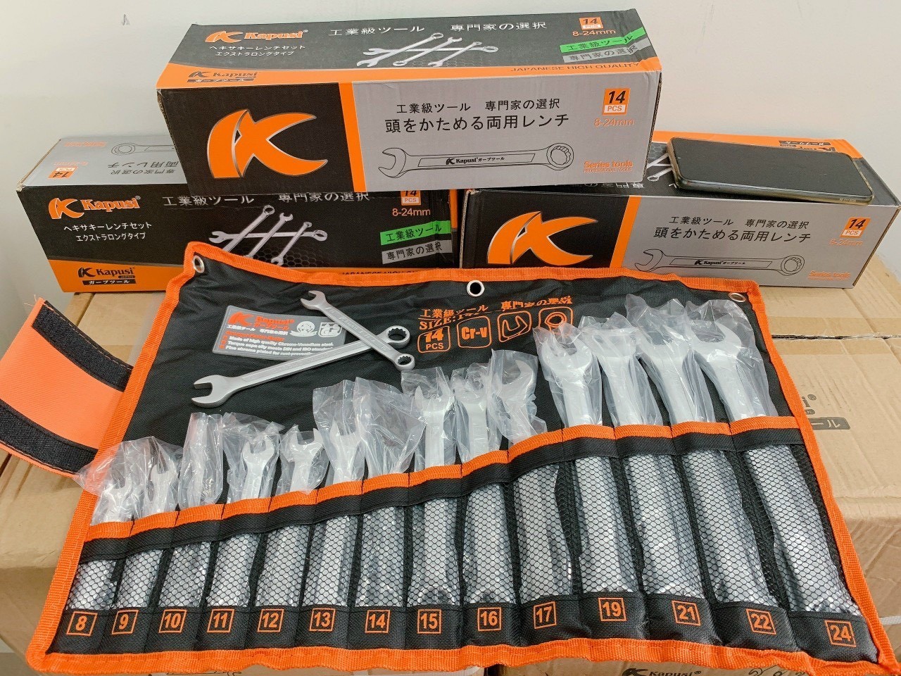 Bộ 1 đầu cờ lê_1 đầu vòng kps 14pc _k6140 /bộ 1 đầu cờ lê_1 đầu vòng kps 14pc _k6158