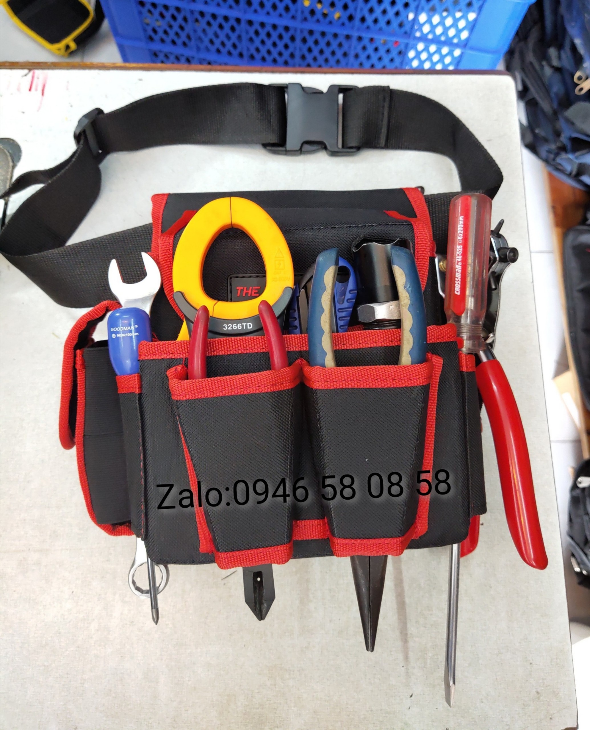 Túi đựng đồ nghề đeo hông tgtb-y1 red cao cấp