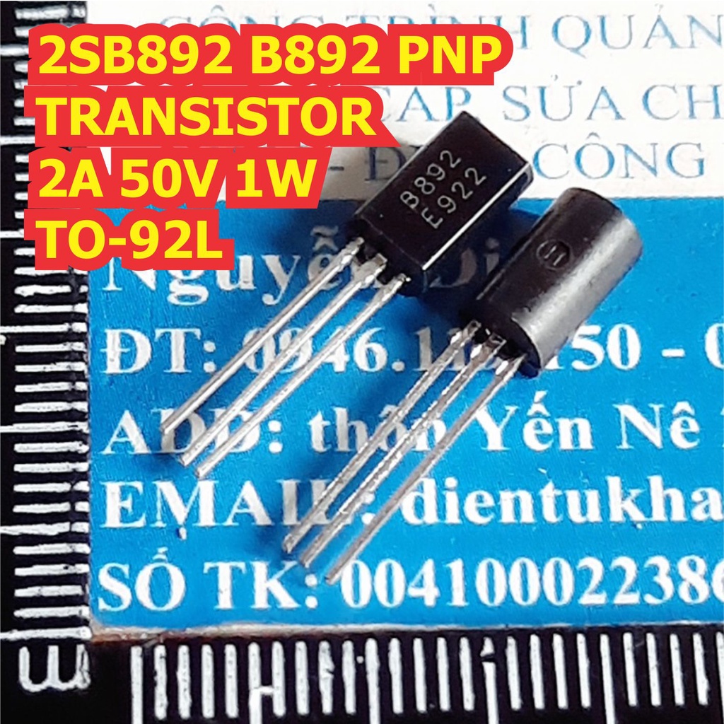 30 con 2sb892 b892 pnp transistor 2a 50v 1w to-92l kde0008
