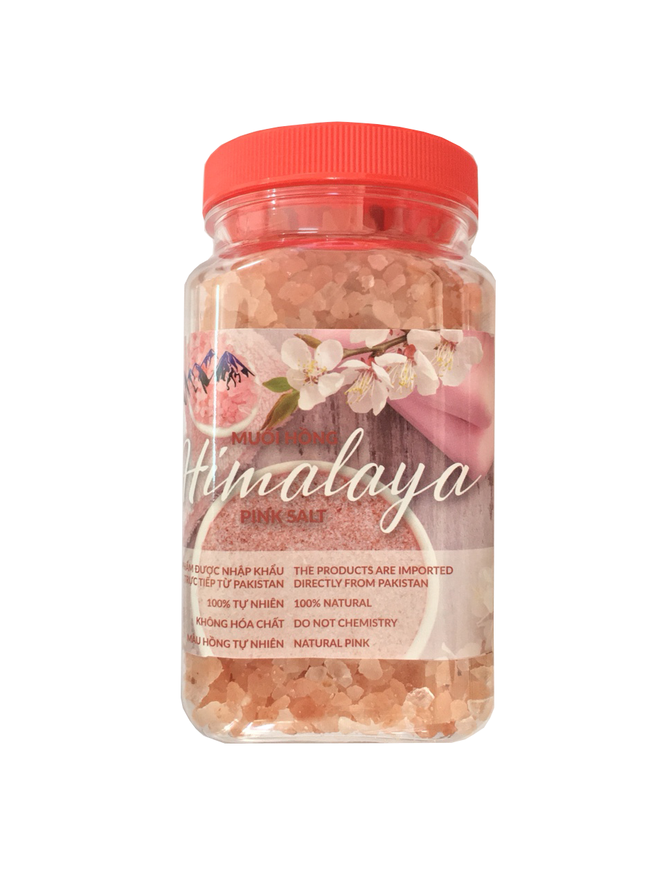 [HCM]Muối ăn himalaya nhập khẩu Lọ hạt 3-5mm