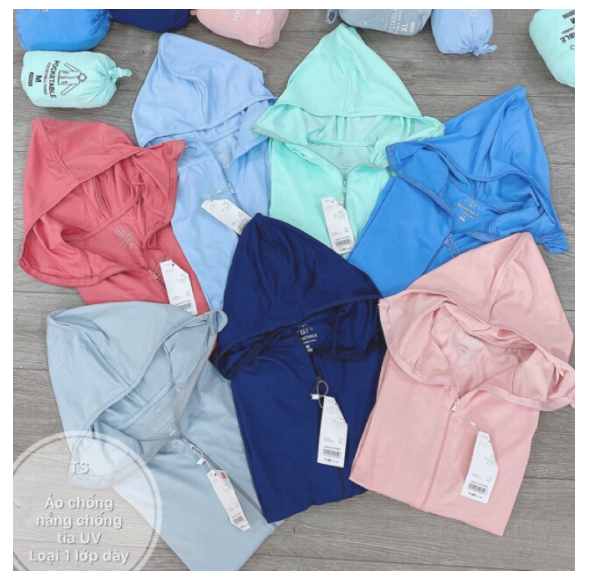 Áo khoác nữ, áo chống nắng nữ thông hơi có túi đủ size M L XL 2XL