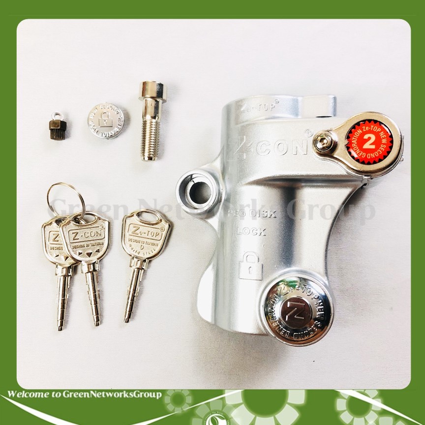 [HCM]Khóa thắng đĩa Z-con chống trộm xe máy Vision  Exciter 150 Sirius Fi - Khóa phuộc trước Dream Greennetworks