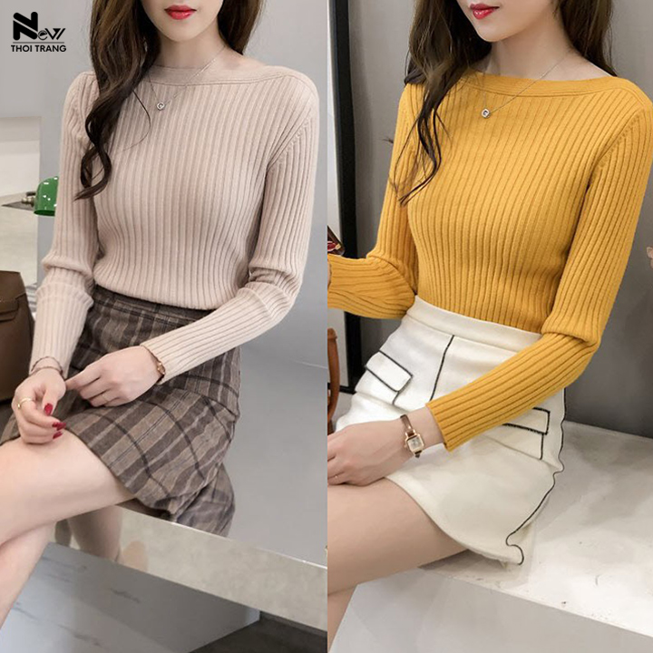 [HCM]Áo Len Phong Cách Hàn - New Thoi Trang
