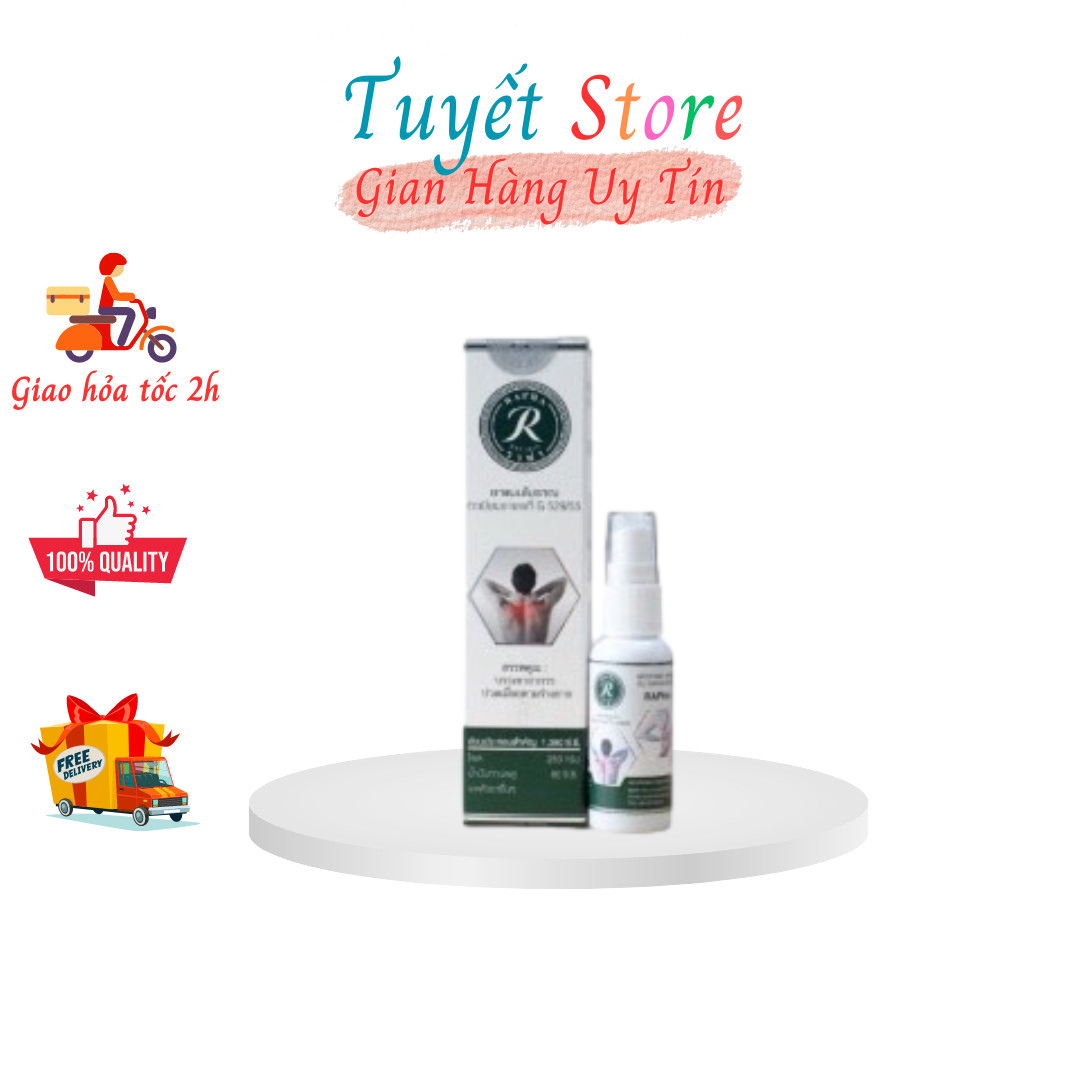 Dầu xịt xoa bóp Rapha