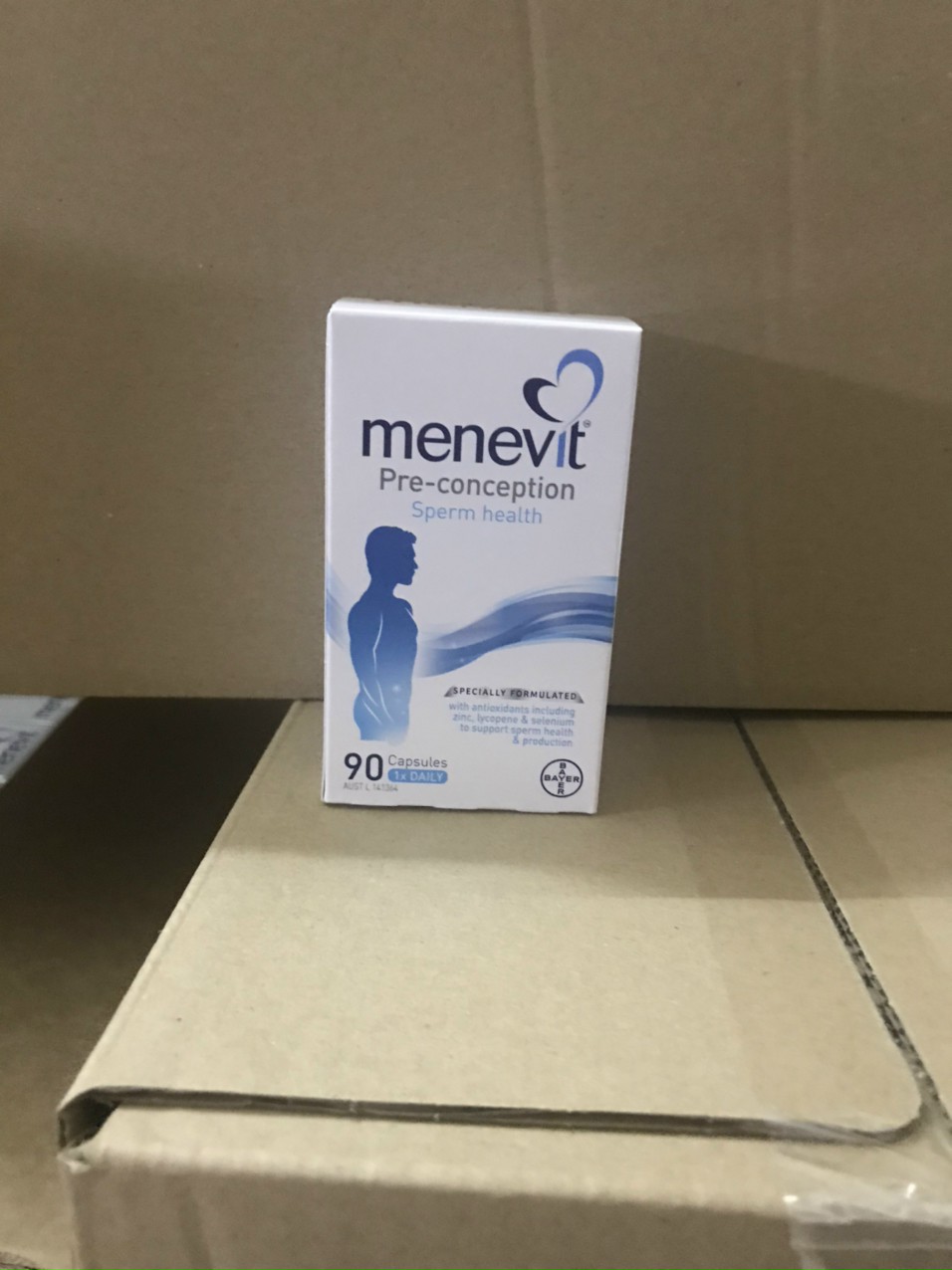 Tăng chất lượng tinh trùng Menevit 90 viên (mẫu mới)