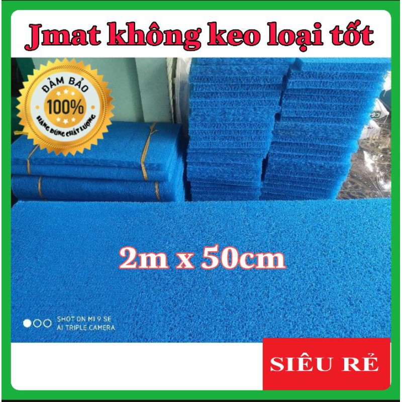 Jmat không keo - bùi nhùi lọc nước 50cm x 2m loại tốt Vật liệu lọc hồ cá
