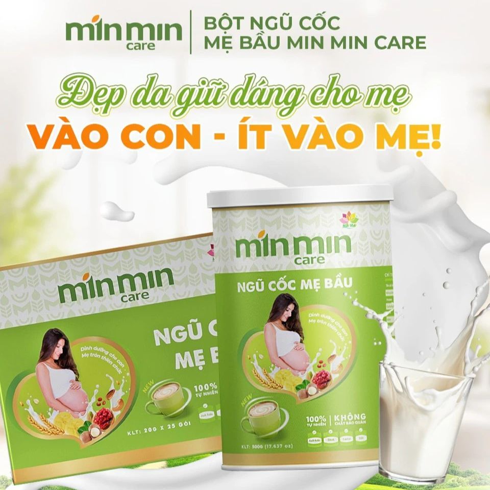 [HCM]Ngũ Cốc Bầu Min Min | Ngũ Cốc Mẹ Bầu Cao Cấp Min Min | Ngũ Cốc  Lợi Sữa Min Min | Ngũ Cốc Dinh Dưỡng Min Min