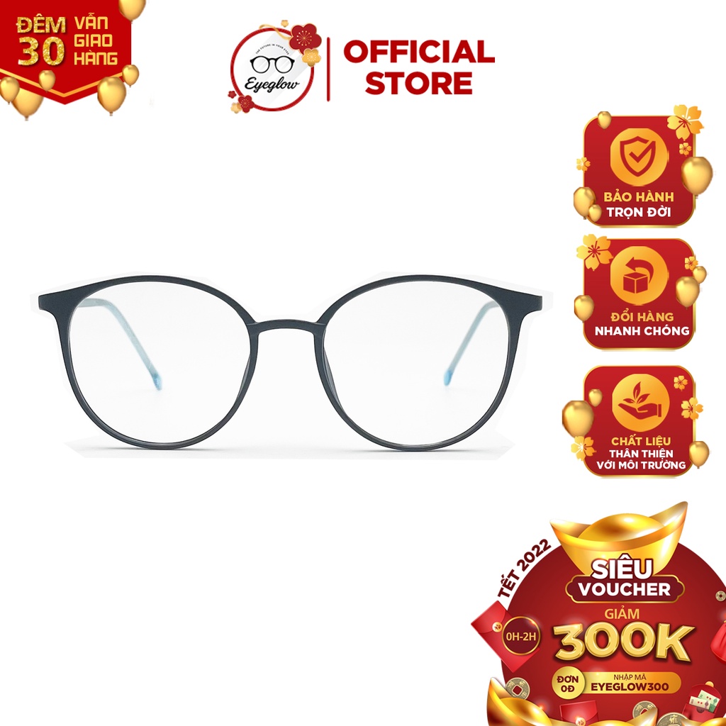 Gọng kính cận EYEGLOW gọng kính cận nữ hàn quốc new style chất liệu nhựa TR90 bền đẹp nhẹ nhàng thời trang EG8260