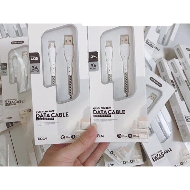 Cáp sạc iphone samsung dây dù sạc nhanh