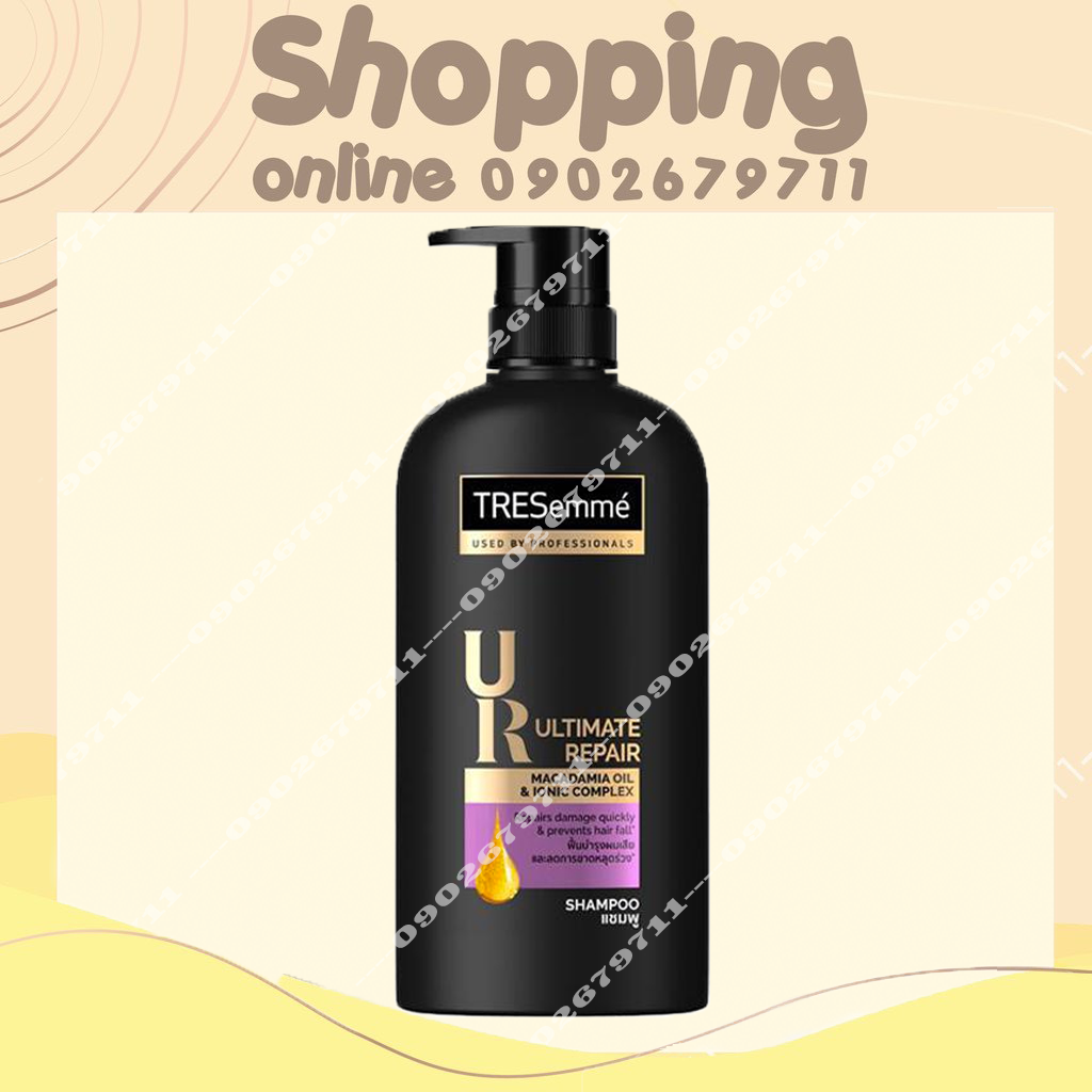 Dầu gội Tresemme Ultimate Repair Thái Lan 450ml - Màu Đen
