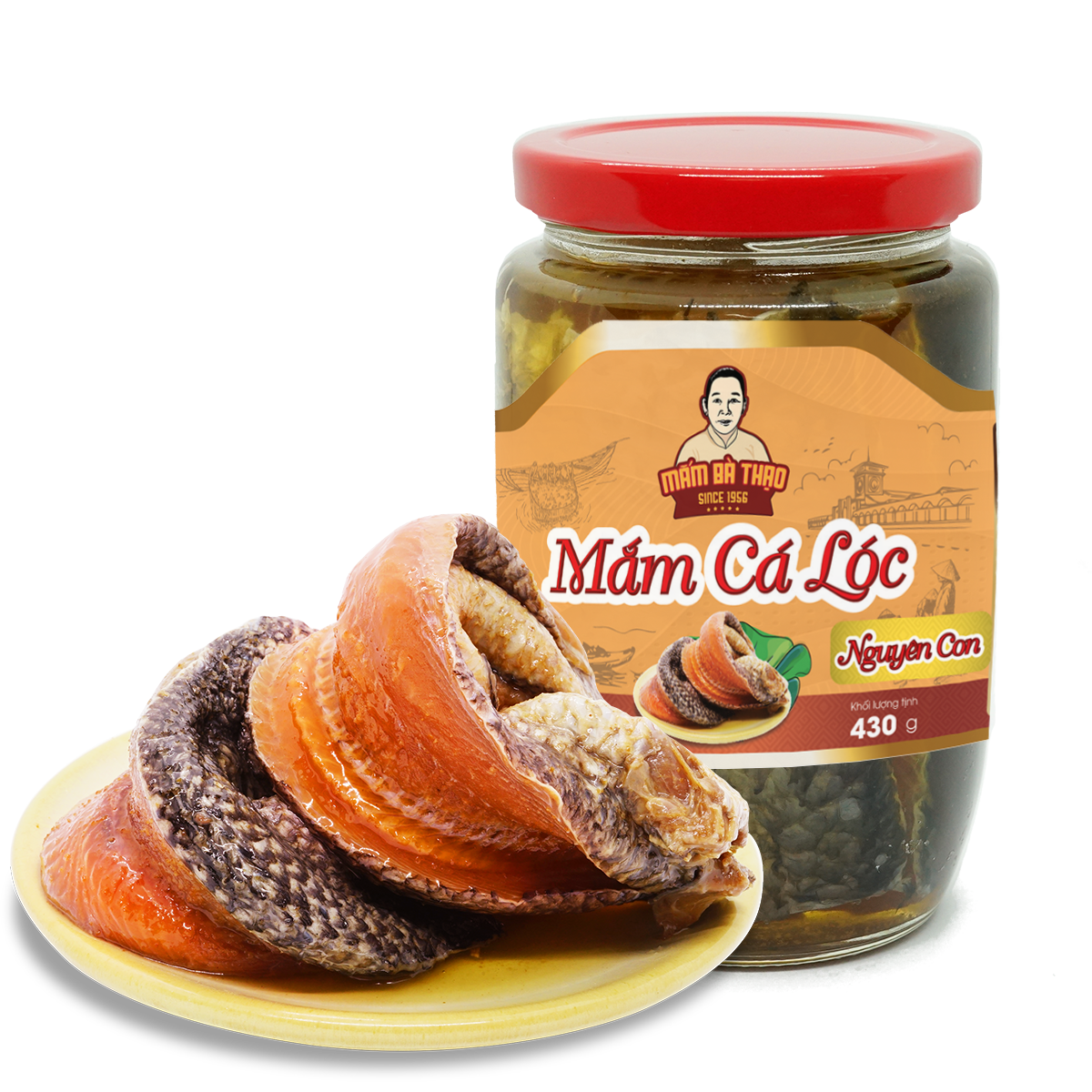 Mắm cá lóc nguyên con 430g