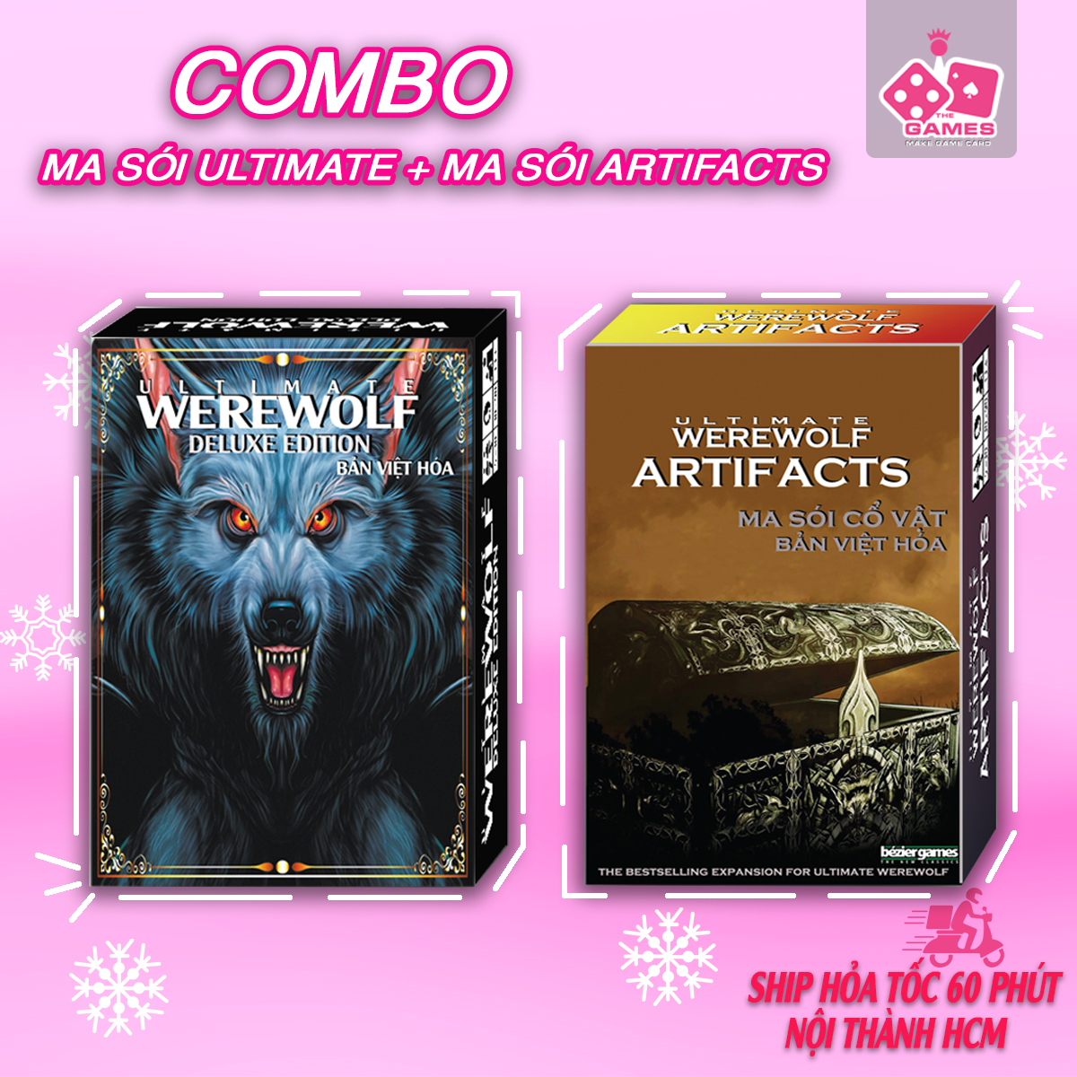 Combo bài ma sói ultimate + ma sói artifacts cổ vật việt hóa - phiên bản đặc biệt