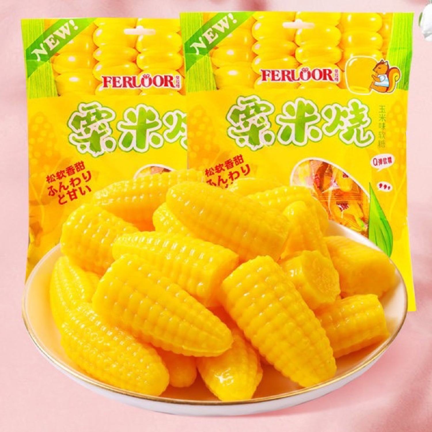 Kẹo dẻo ngô túi 258g hkfoods an vat