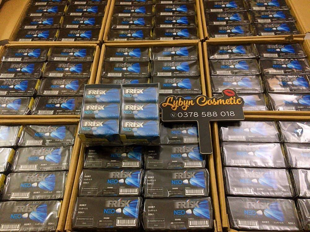 Viên ngậm bạc hà frisk neo