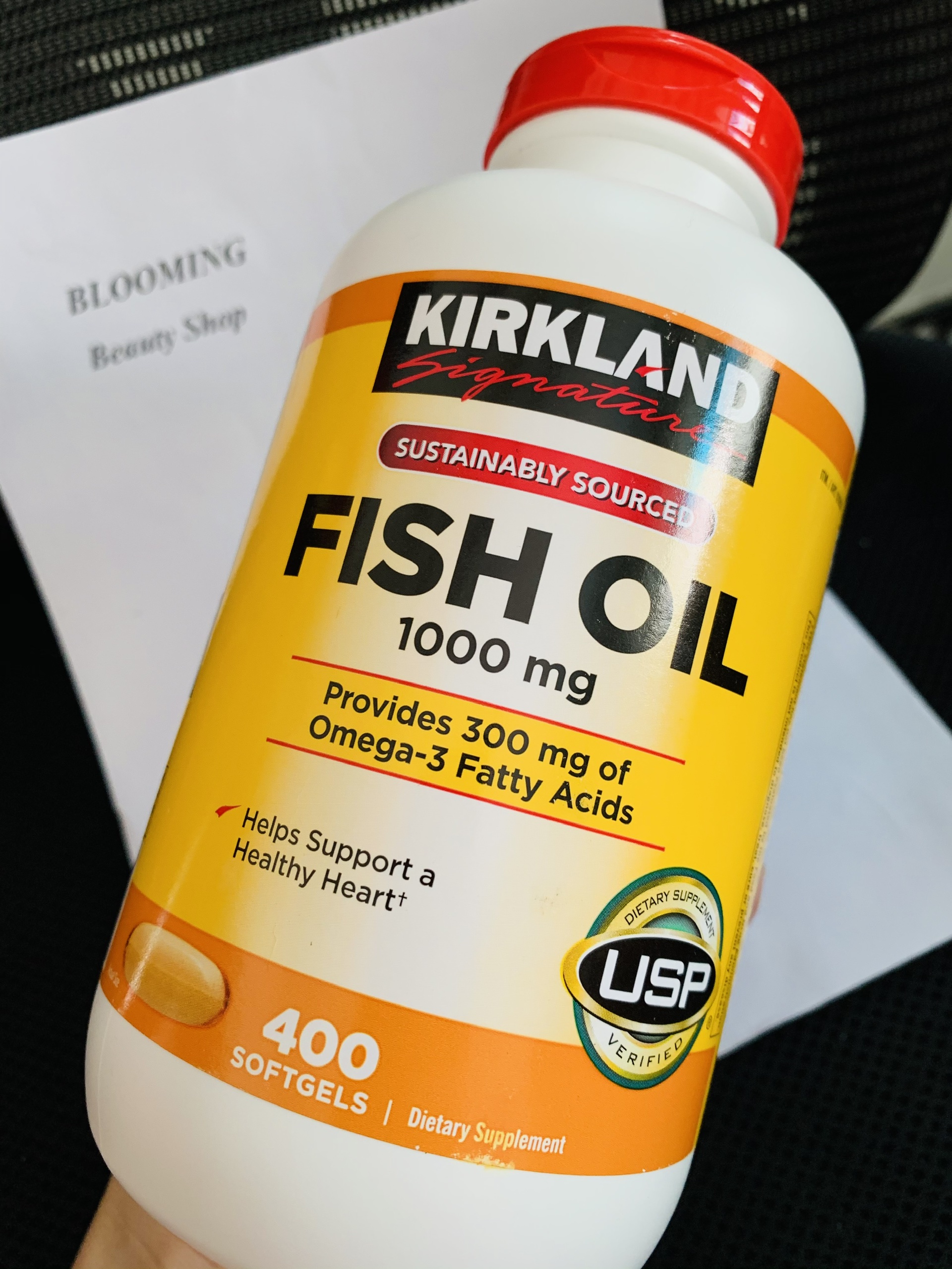 Dầu cá kirkland signature omega 3 fish oil