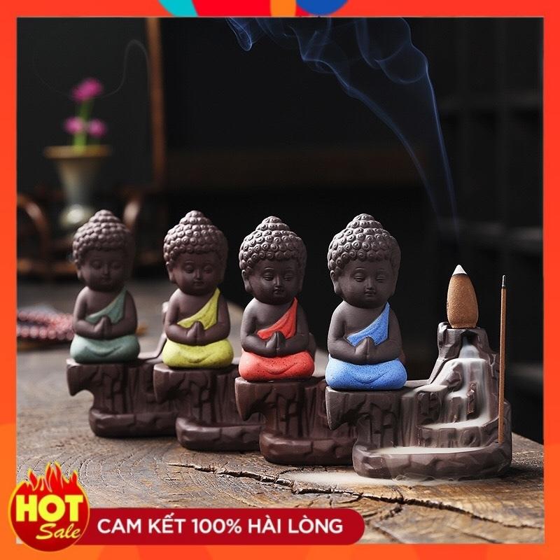 Thác khói trầm hương-gốm cao cấp-phật thiền bên suối