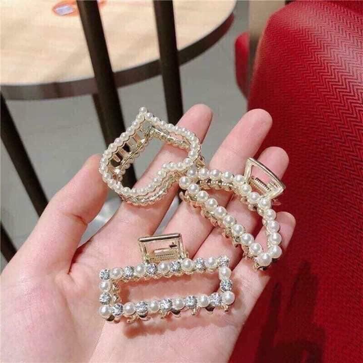 Kẹp tóc nữ ngọc trai