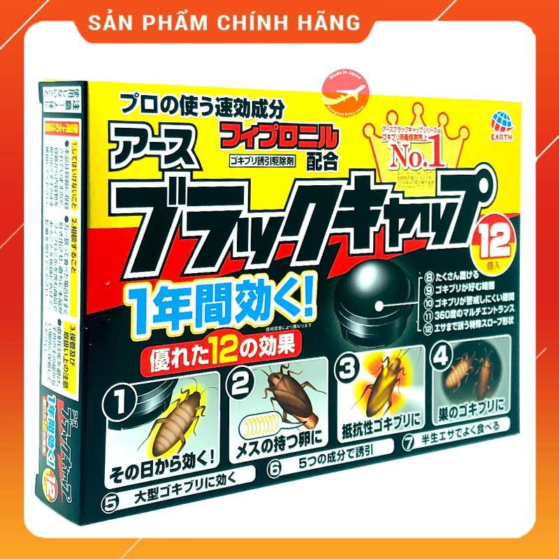 - loại xịn -viên diệt gián earth nhật bản hộp 12 viên