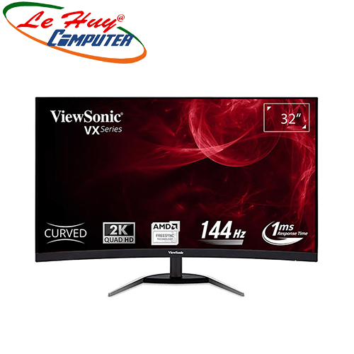 Màn hình máy tính cong viewsonic vx3268-2kpc-mhd 32inch qhd 144hz