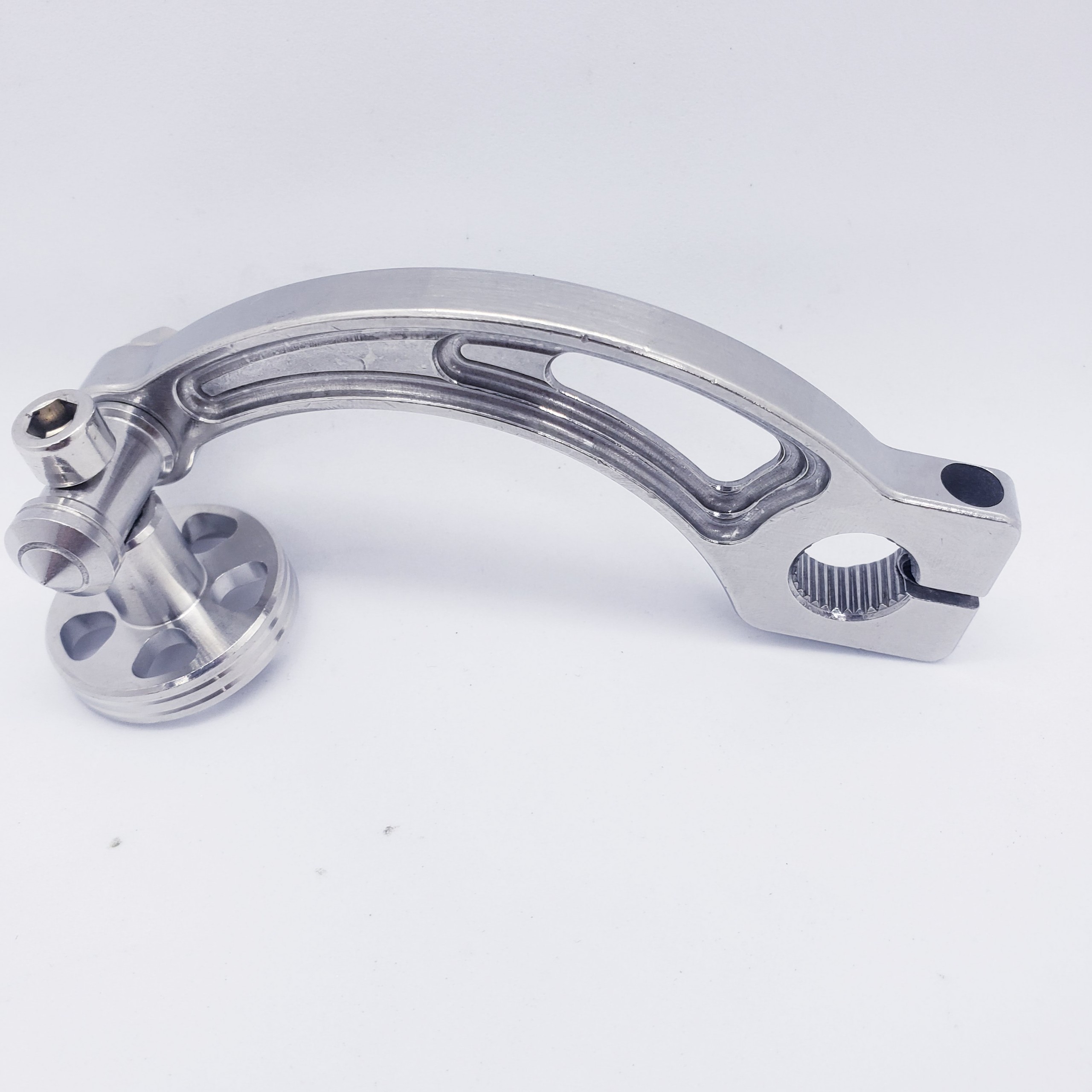 Càng thắng sau Salaya Inox 304 CNC cao cấp gắn cho xe wave sirius dremjupiter future, ONE RACING