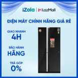 [GIAO TẠI HCM] Tủ lạnh Sharp Inverter 605 lít SJ-FX688VG-BK - Ngăn Extra Cool Fresh Room - Chuông báo khi quên đóng cửa - Làm đá nhanh
