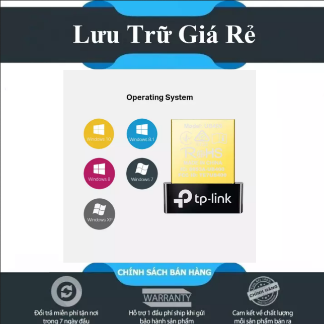 Thiết bị kết nối bluetooth 4.0 qua cổng usb tp-link ub400 - usb bluetooth