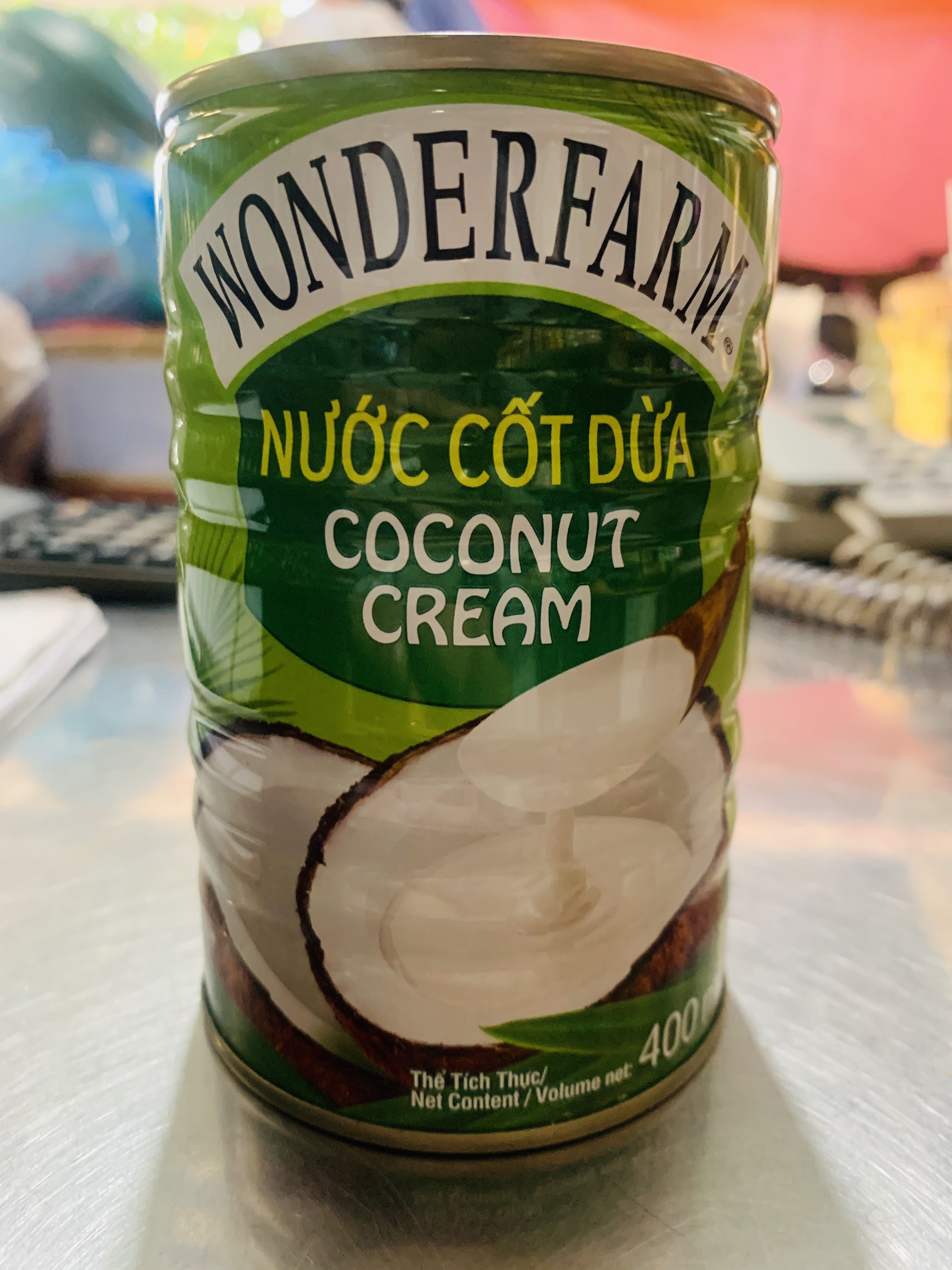 Nước cốt dừa Wonderfarm 400ml