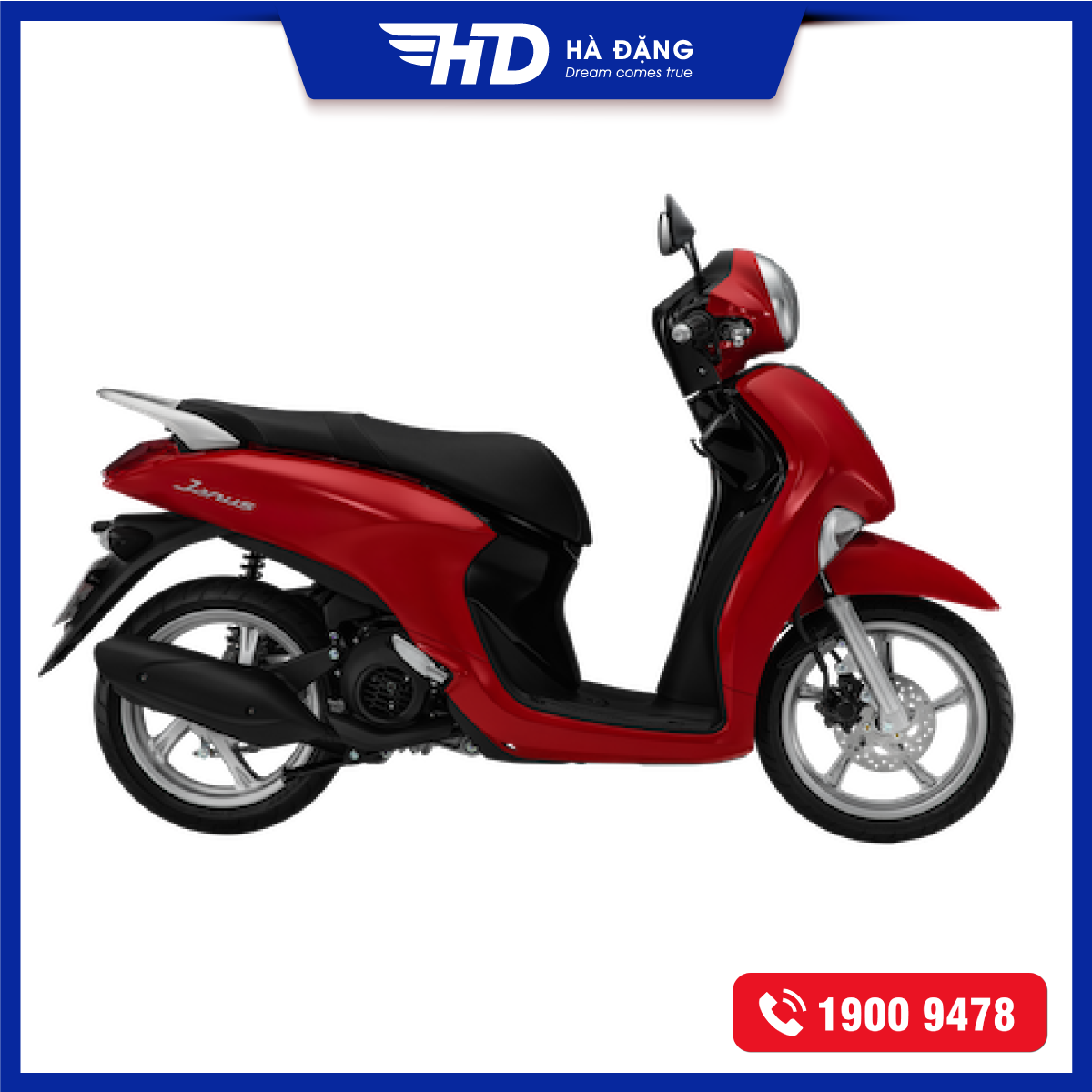 Xe máy Yamaha Janus phiên bản tiêu chuẩn hoàn toàn mới