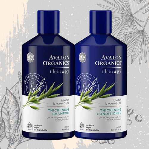 Dầu gội/xả làm dày tóc Avalon Organic