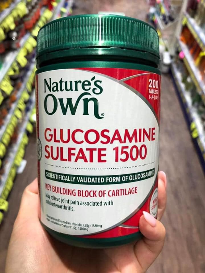 Bổ khớp Nature’s Own Glucosamin Sulfate 1500mg