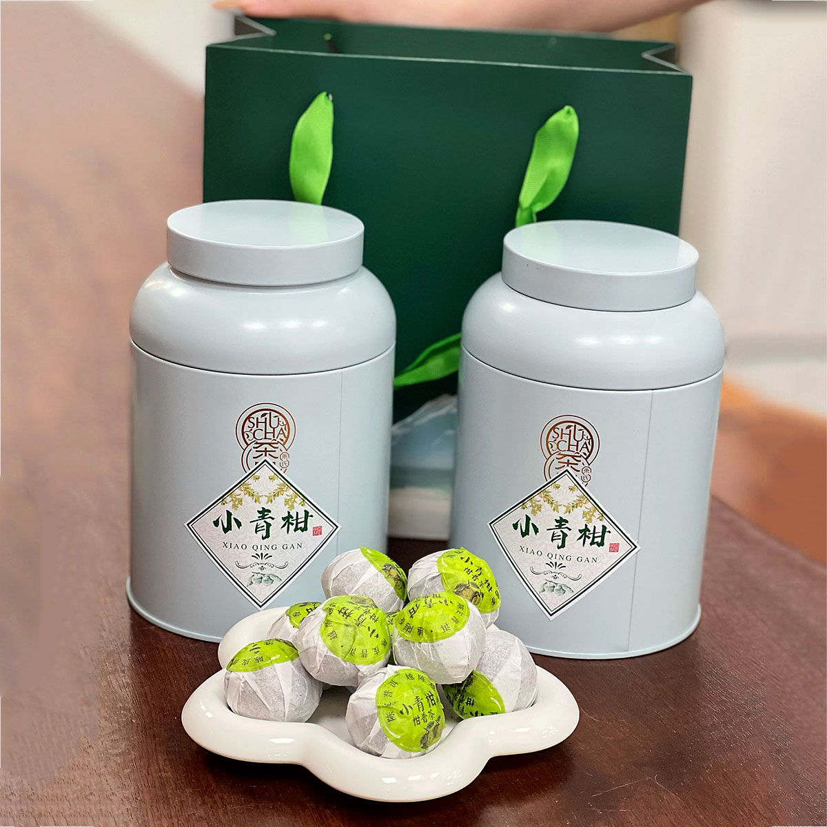 Trà Phổ Nhĩ Quýt ( Tiểu Thanh Cam) hộp 200g