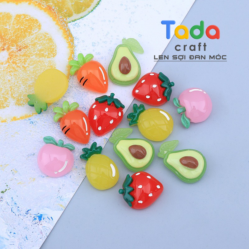 Charm Hình Trái Cây Trang Trí Slime