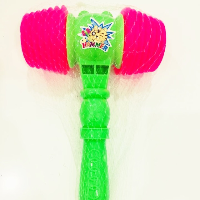 Đồ chơi búa đập 2 đầu lớn bằng nhựa có âm thanh chít chít, đồ chơi âm thanh cho bé yêu, đồ chơi trong nhà