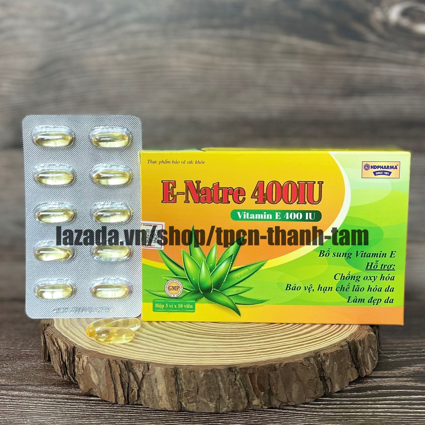 Vitamin e natre 400iu hỗ trợ làm đẹp da chống lão hóa - hộp 30 viên