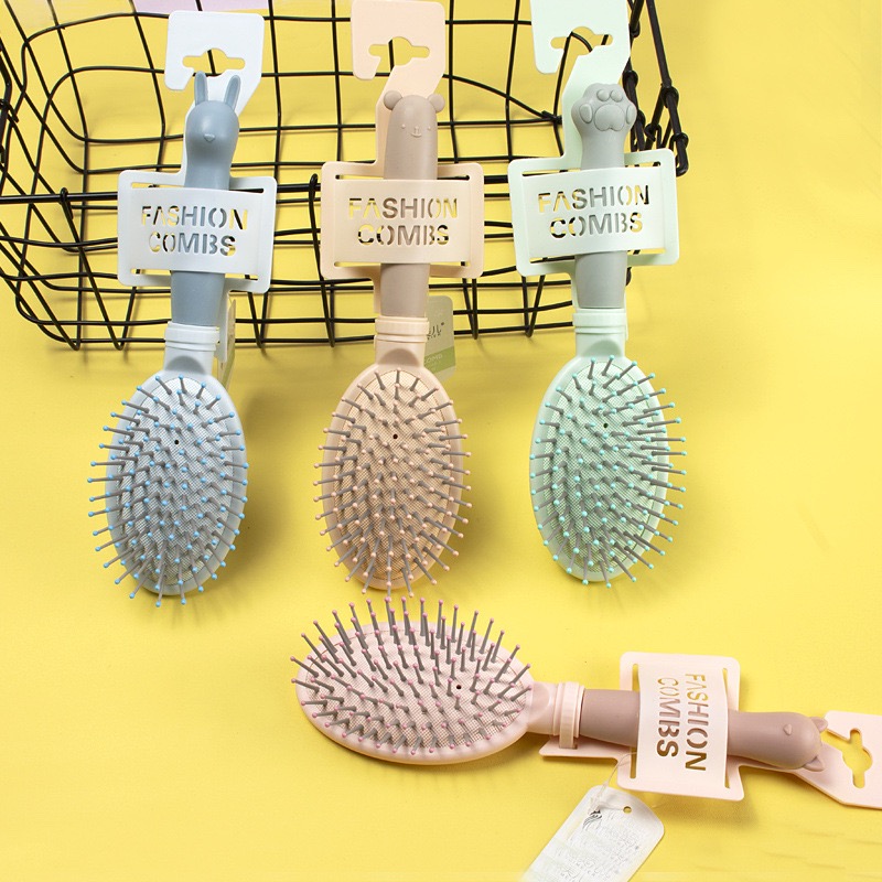 Lược chải tóc gỡ rối lược bán nguyệt massage da đầu gỡ rối hiệu quả