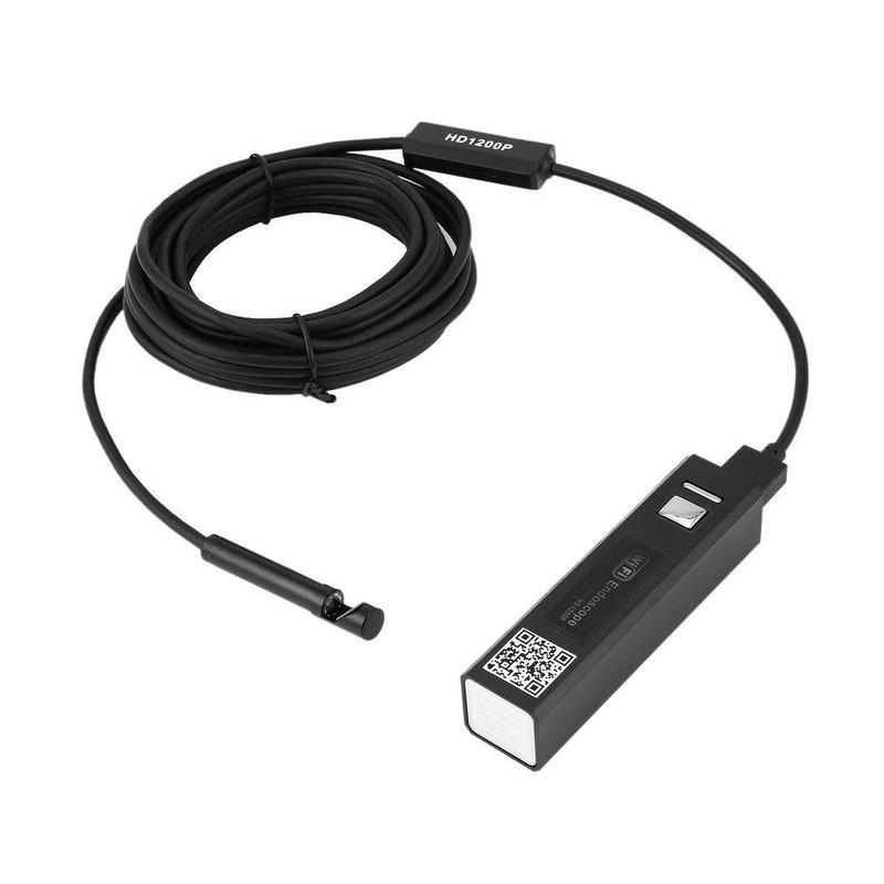 Camera nội soi cáp mềm dài 1 mét phát Wifi chuẩn HD 1200P dùng cho mọi điện thoại, máy tính