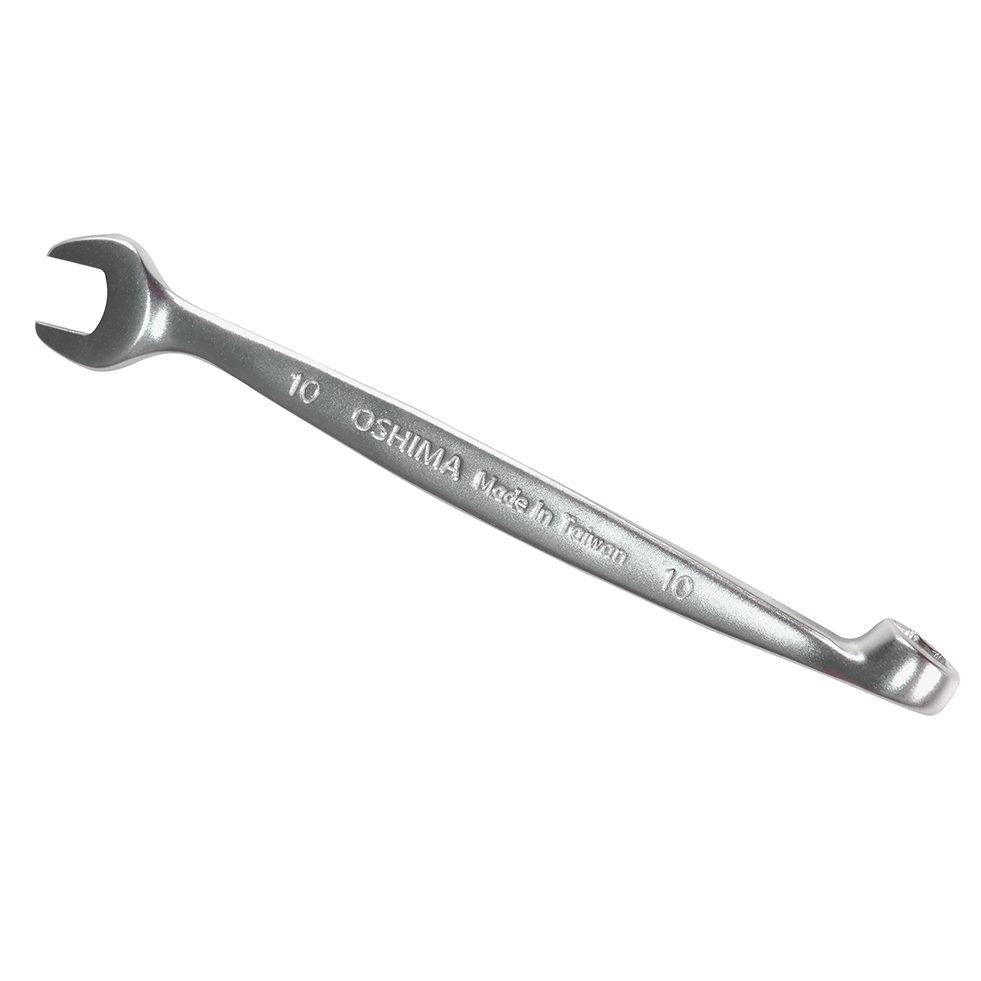 Cờ lê vòng miệng CHROME (Made in Taiwan) OSHIMA VM10-TL (10mm)(trắng bạc)