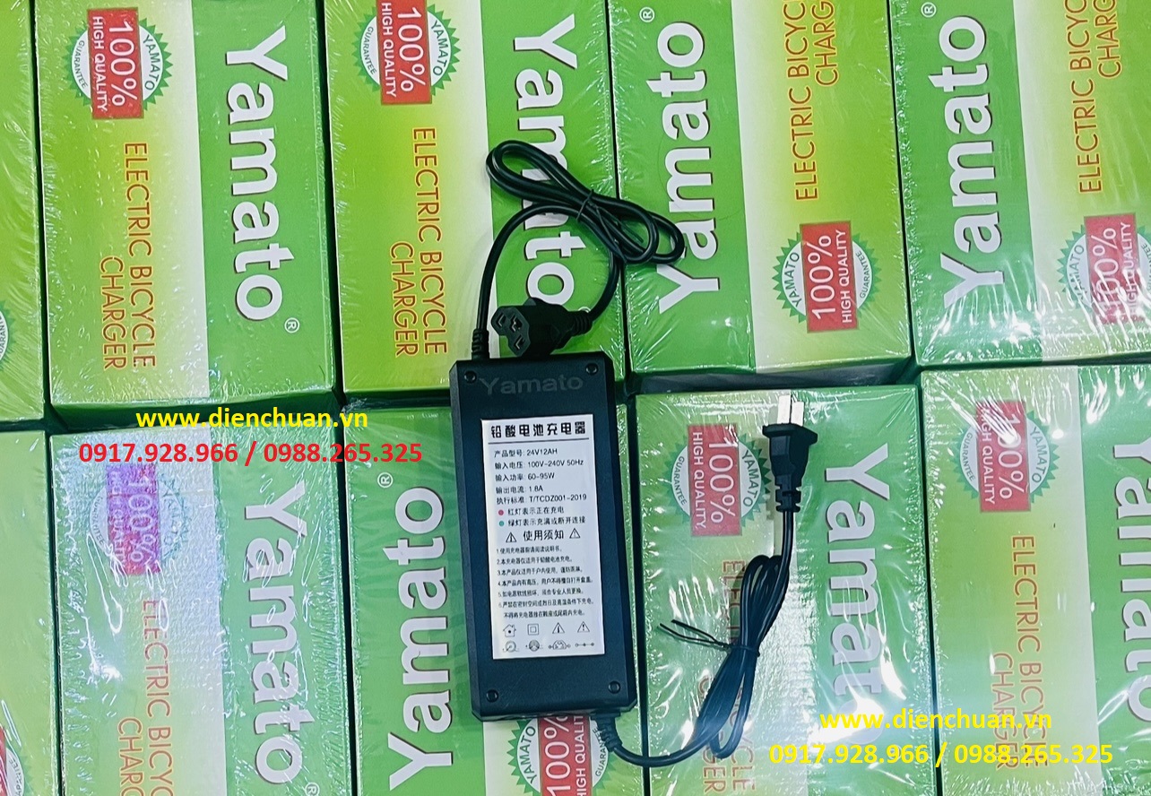 Sạc ắc quy xe đạp điện 24v 12ah sạc cho ắc quy 24v từ 5ah đến 20ah
