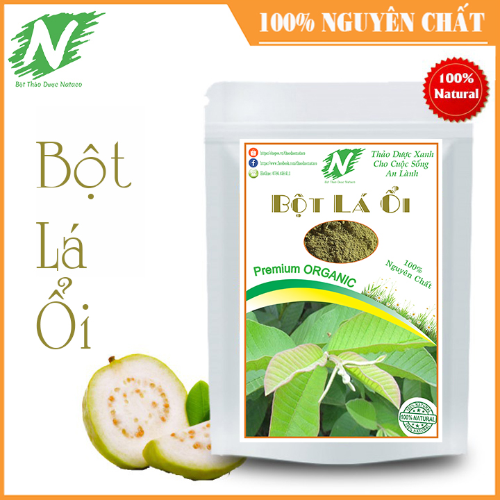 Bột lá ổi nguyên chất 100g