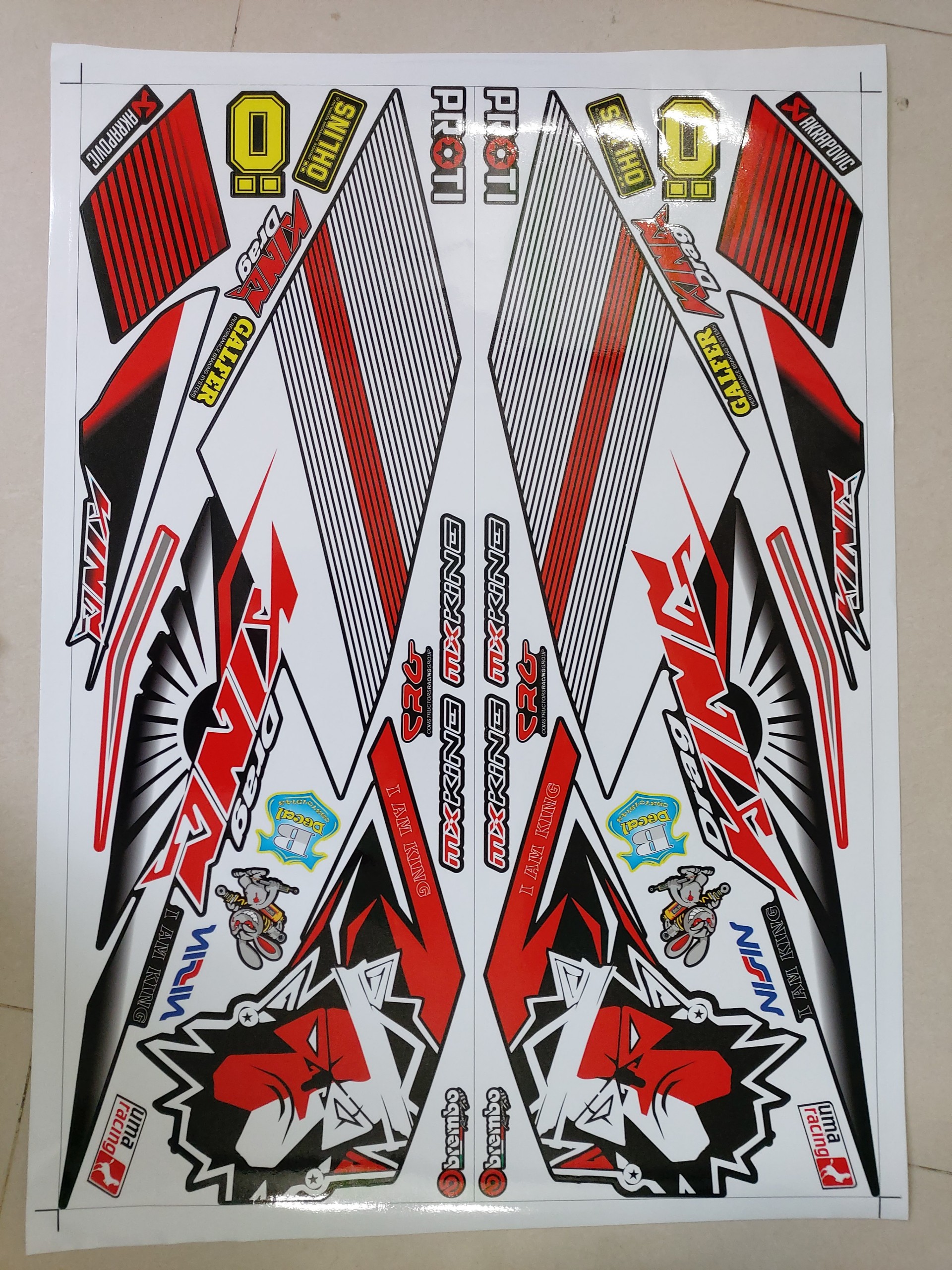 Tem xe galaxy sym mặt khỉ siêu ngầu tặng kèm logo