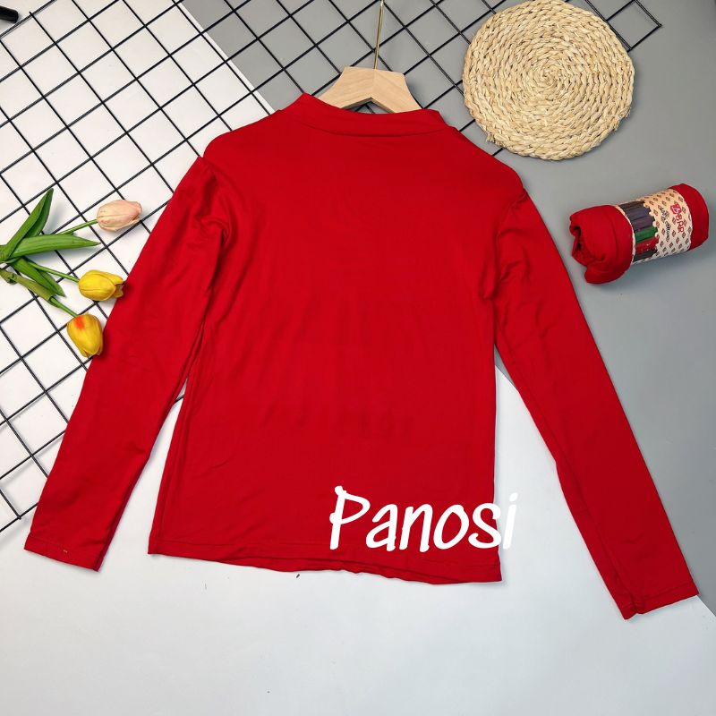 Áo giữ nhiệt nữ cổ cao 3cm áo thu đông nữ siêu co giãn, mặc thoải mái Panosi - A510