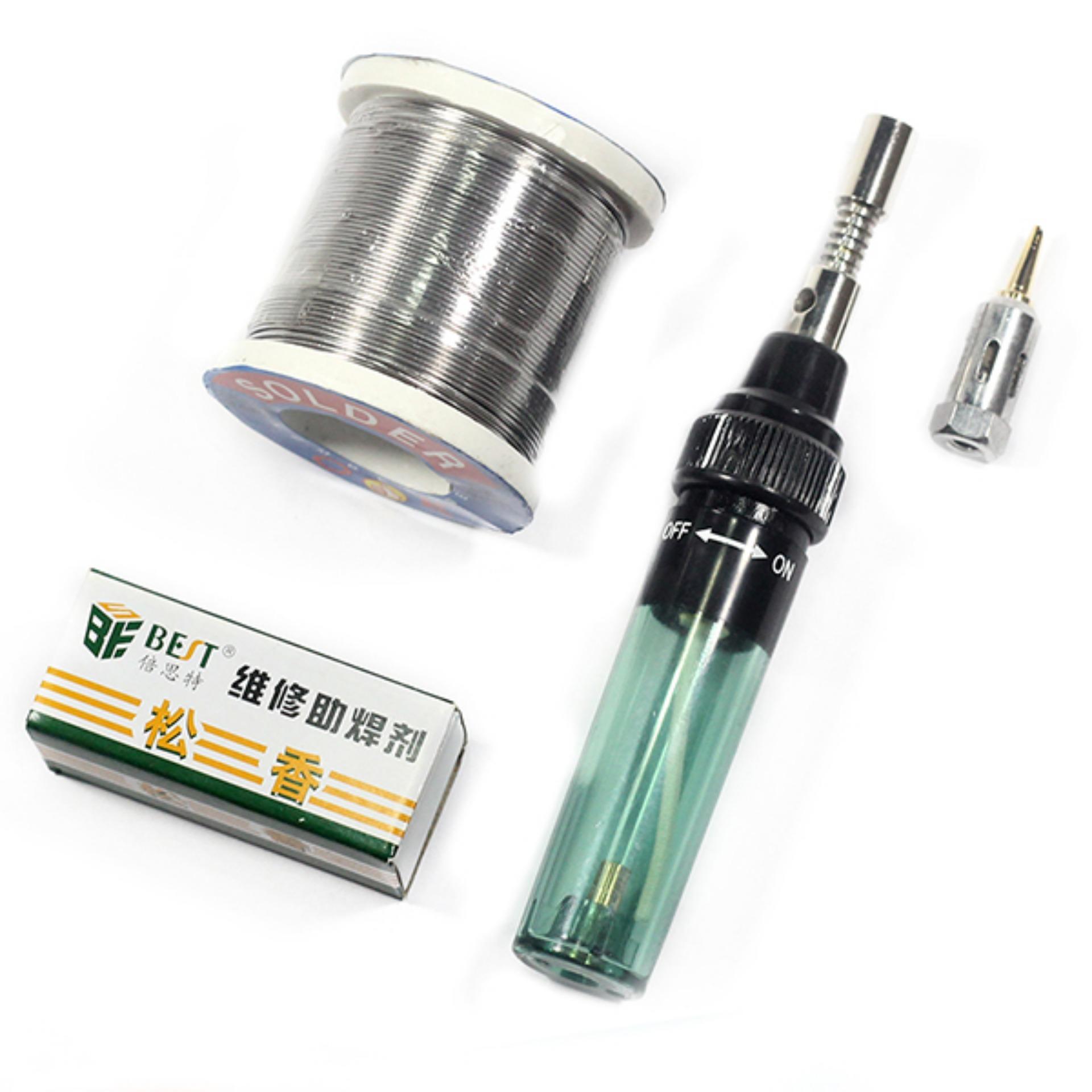 Bút hàn gas mt-100 tặng 01 cuộn thiếc ok-100g và 01 hộp nhựa thông