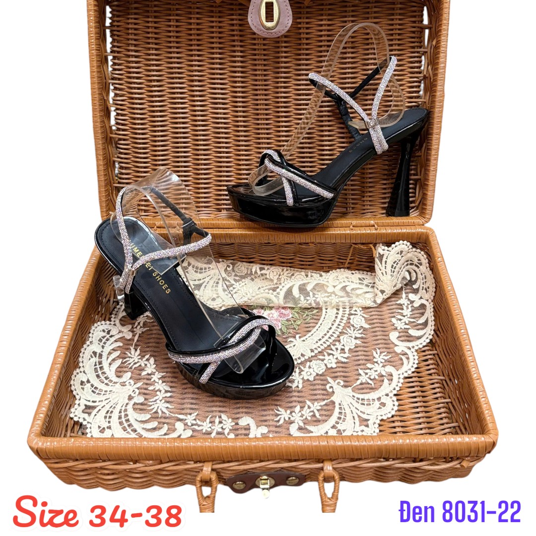 [Size 34>>>38] Diamond Rolled High Heel Sandals - Women's High Heel Sandals 11P Fullbox 8031-22 - 5