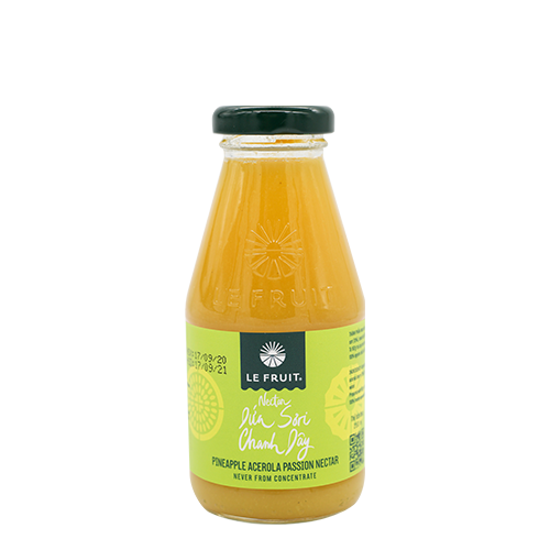 NƯỚC ÉP SƠ RI, CHANH DÂY & DỨA LE FRUIT 250ml