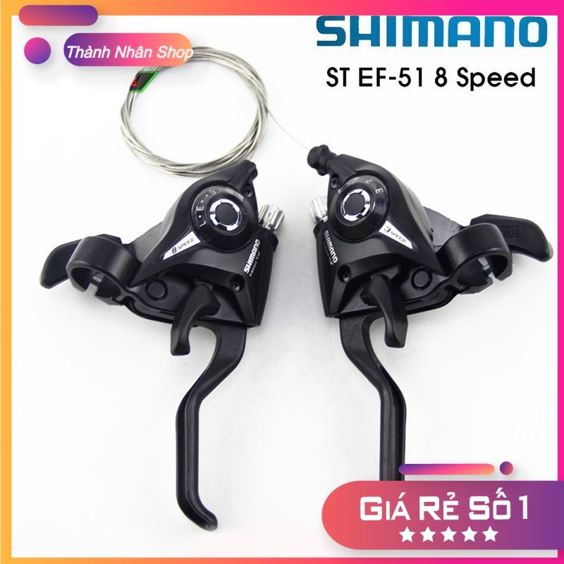 [HCM]Tay đề bấm xả xe đạp 3x8 Speed SHIMANO